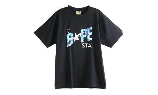 BAPE ABC Camo Bape Sta Logo Tee Black 1L80110008 BK9