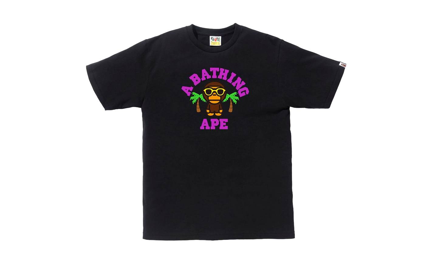 BAPE Milo College Summer Tee Black BAPE SS18 106