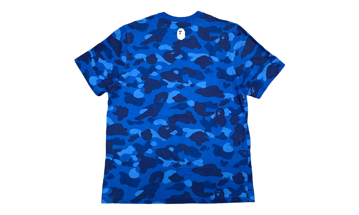BAPE BAPE x Adidas Adicolor Short Sleeve T-Shirt Blue Camo BAASSTSB