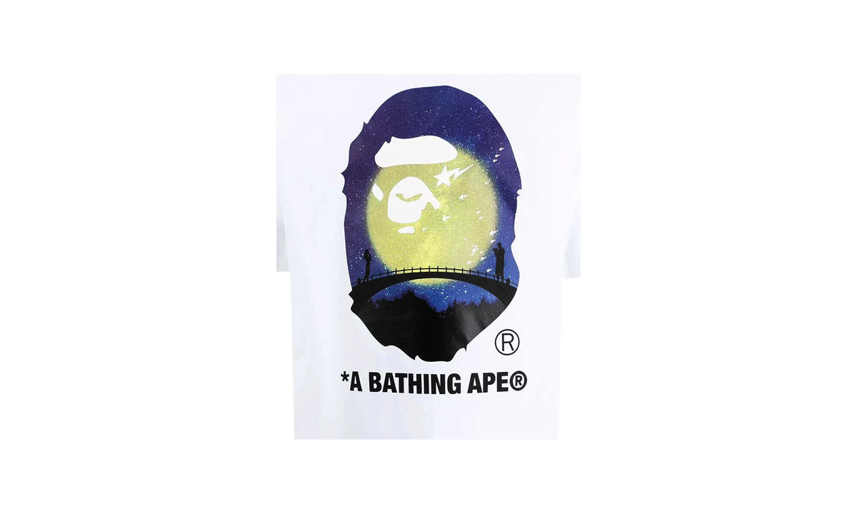 BAPE Milo Go Pirate Tee White 4H70110004