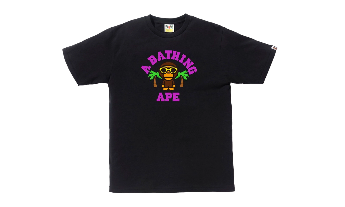 BAPE Milo College Summer Tee Black BAPE SS18 106
