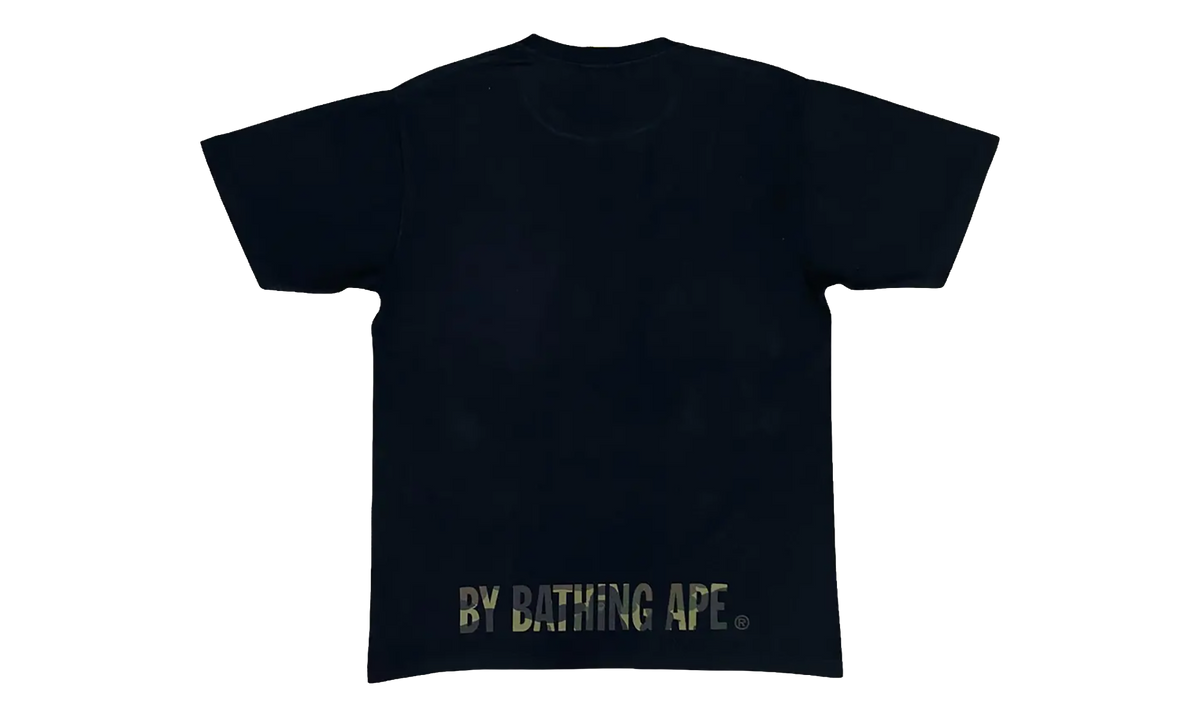 BAPE 1st Camo Ape Face Sta Tee Black Green 1I30 110 011 BLACK GREEN