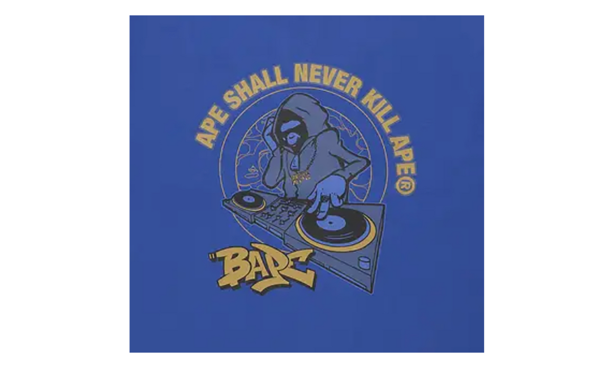 BAPE (B)Ape DJ Tee Blue 1J80 110 047 BLUE