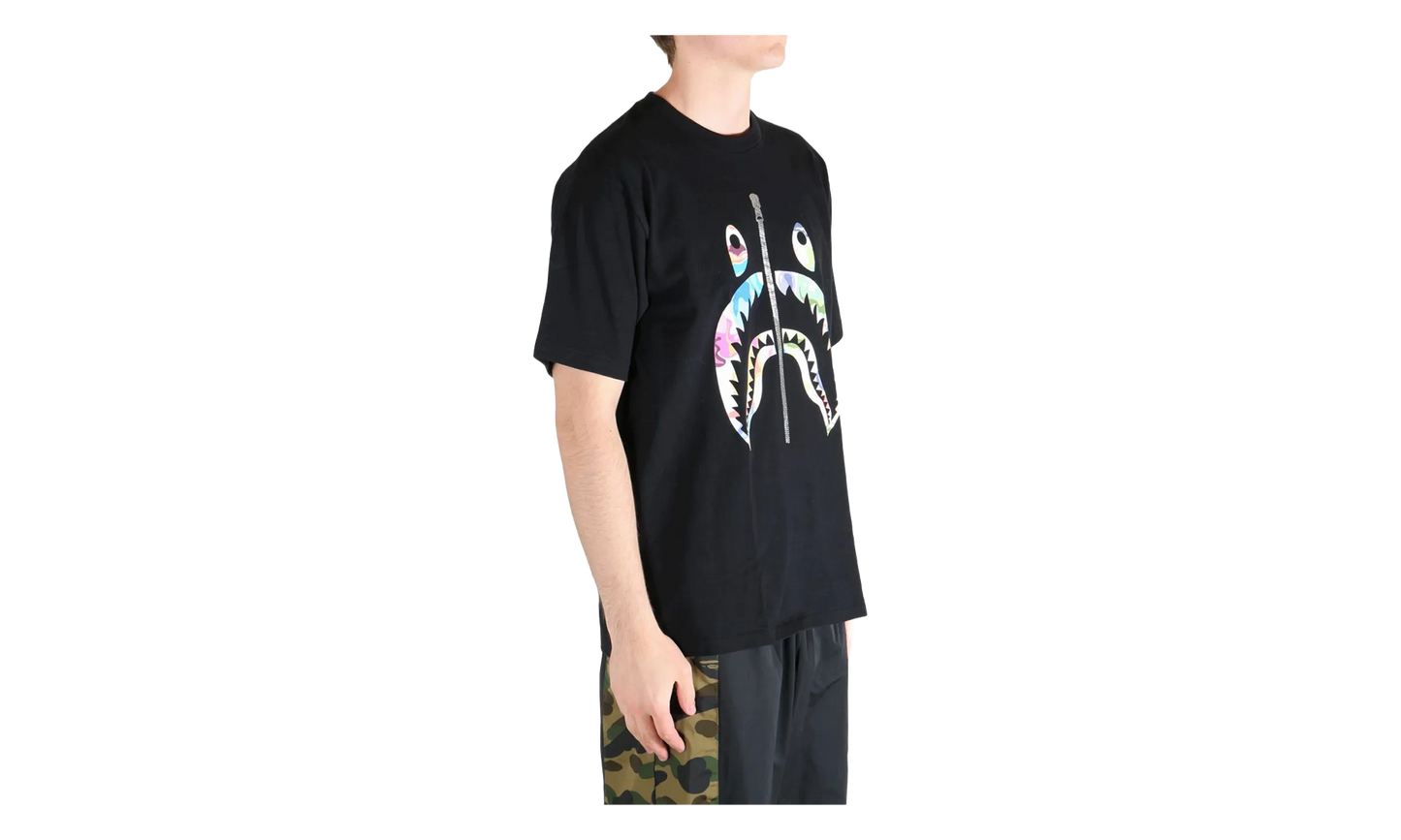 BAPE Art Camo Shark Tee Black 1L80110037 BLK