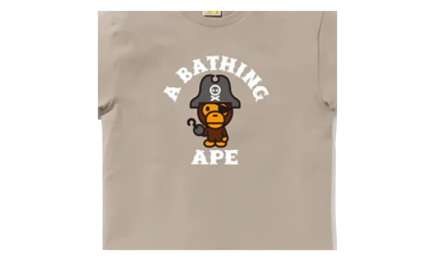 BAPE Pirate Nagano Tee Beige 4J20110006 Beige