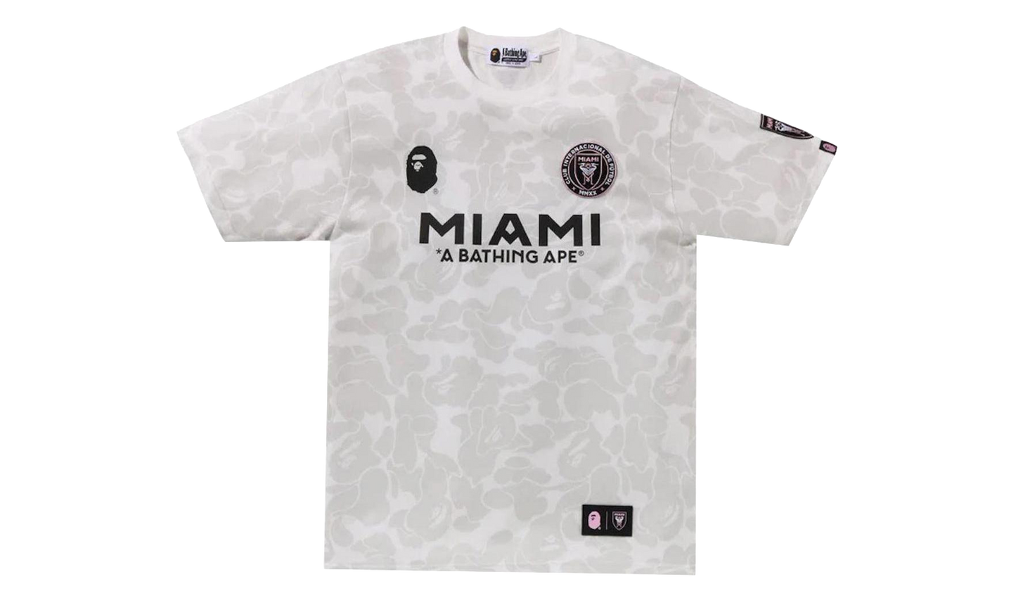 BAPE BAPE x Inter Miami CF Camo Tee White 1J73 109 901 WHITE