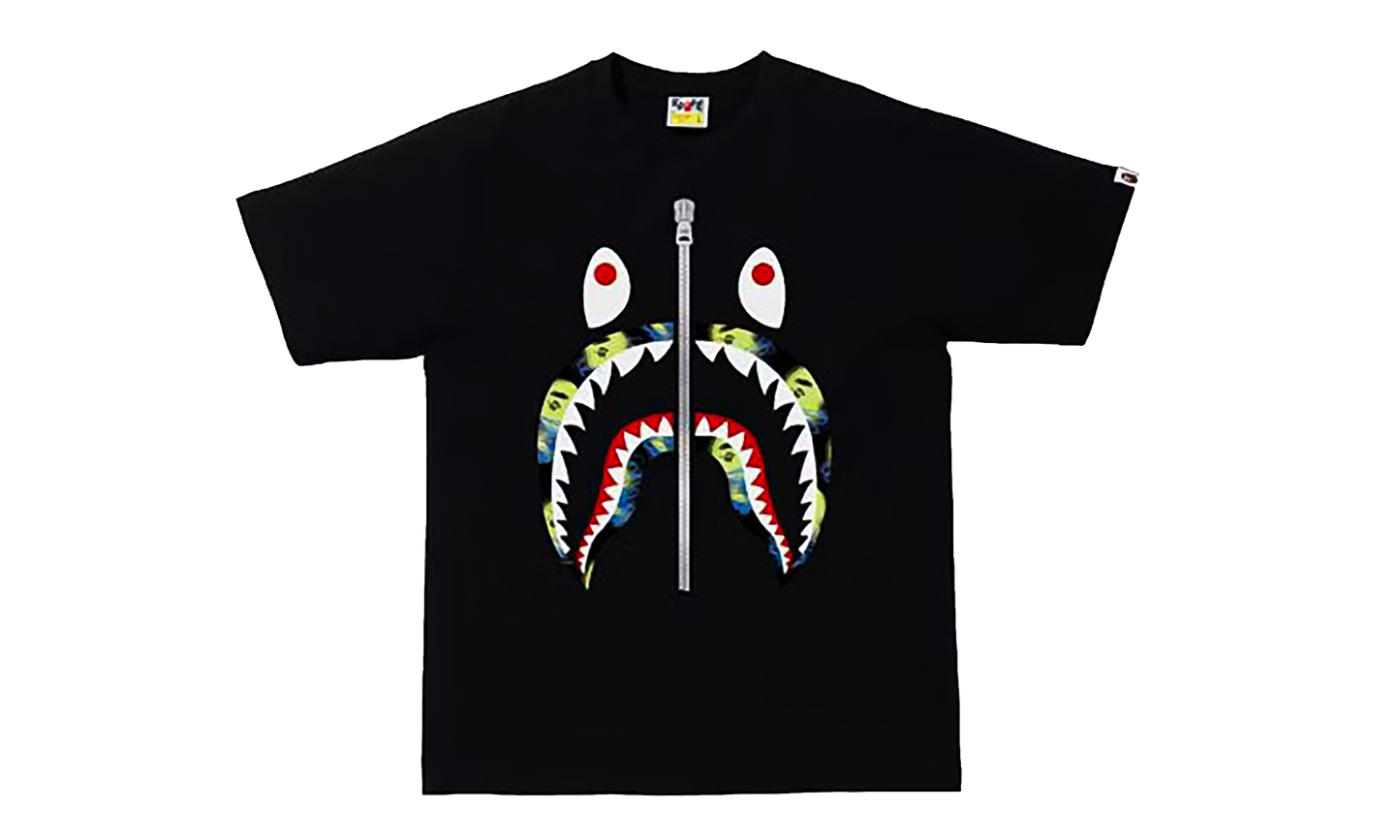 BAPE Storm Shark Tee Black / Black BAPE006