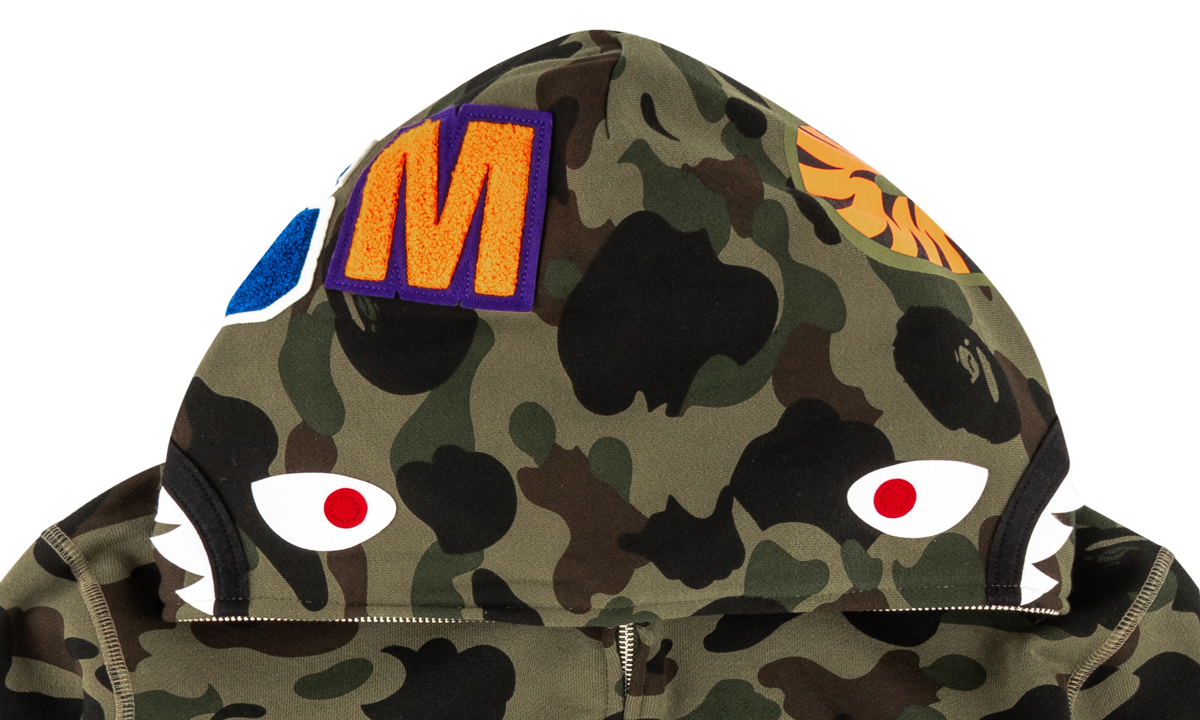 BAPE 1st Camo Shark Full Zip Hoodie