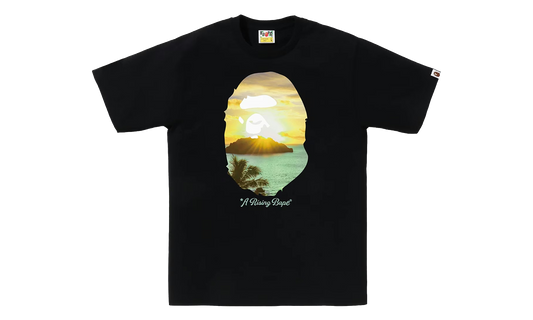 BAPE A Rising Bape Photo Tee Black 1K30 110 048 BLACK