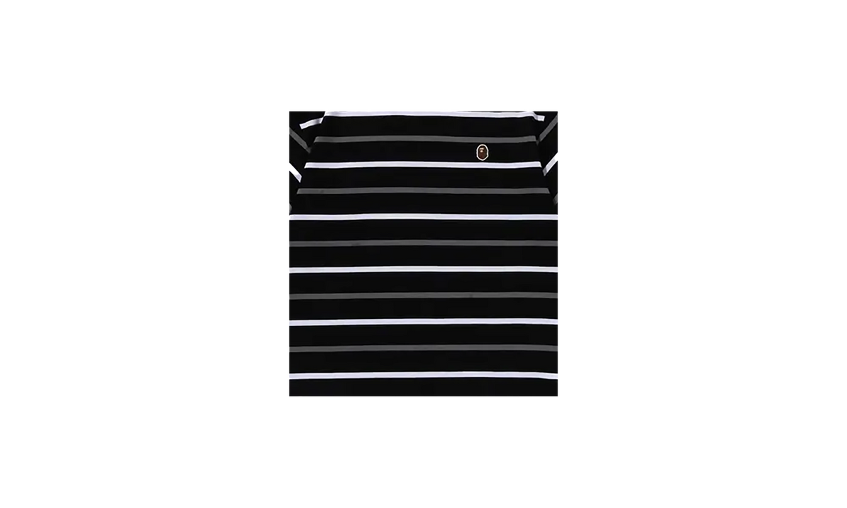 BAPE One Point Stripe Tee Black 001CSK801005M BLK