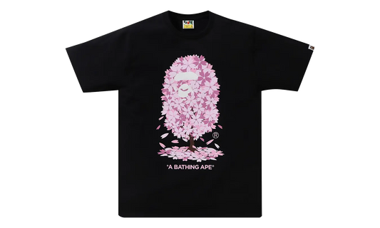 BAPE Sakura Tee Black 1K22 110 036 BLACK