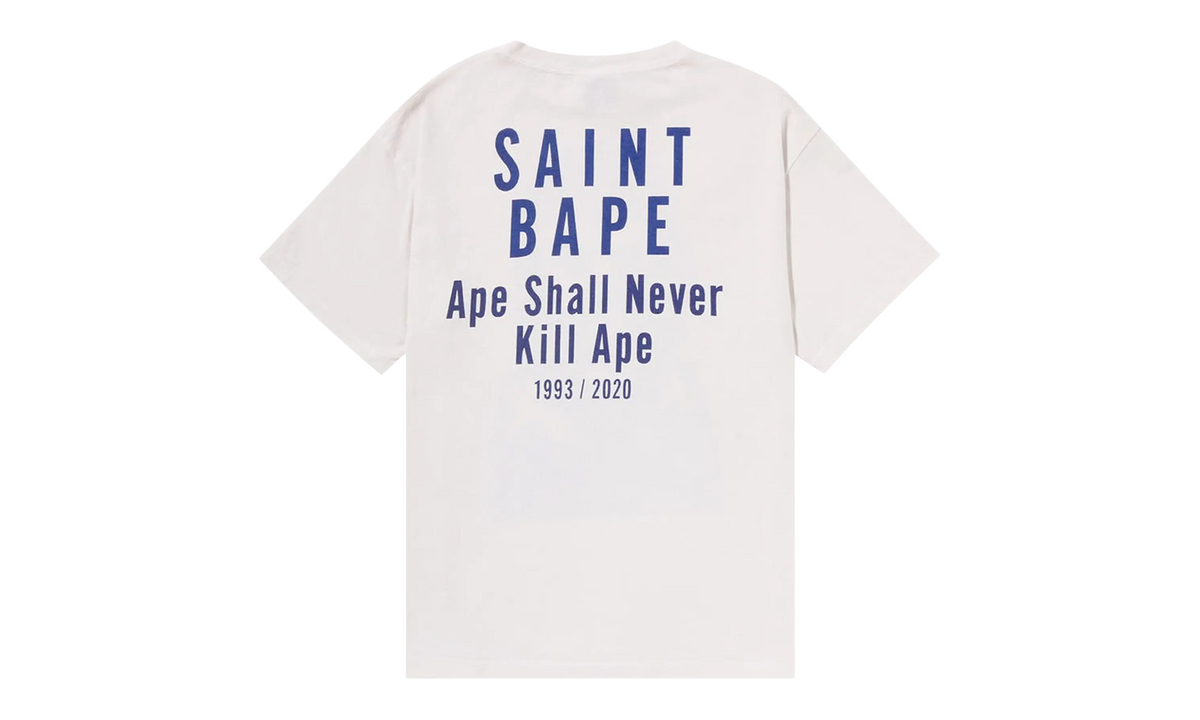 BAPE BAPE x Saint MXXXXXX Skull Tee White 1J23 109 902 WHITE