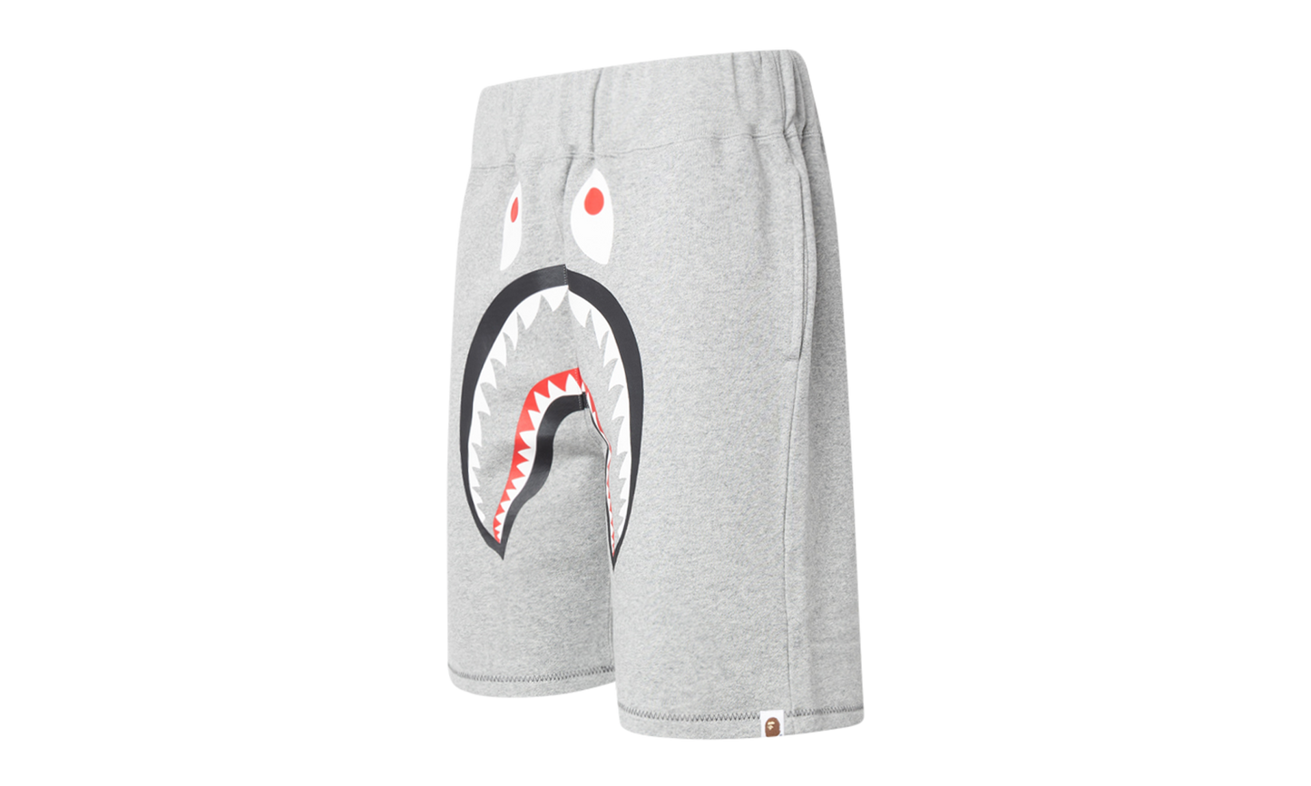 BAPE Shark Sweat Shorts Grey 0ZXSPM153001DGYX