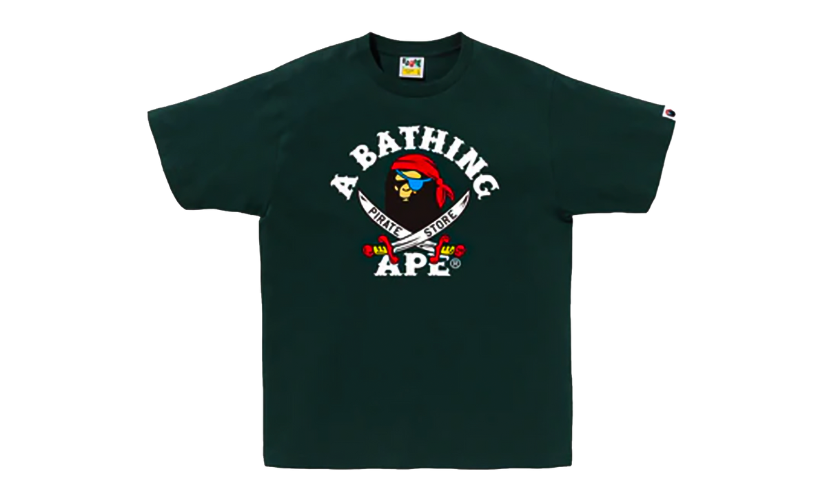 BAPE Ape Pirate Tee Green 4I72110003 GREEN