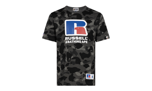 BAPE Color Camo Tee M Russell Athletic