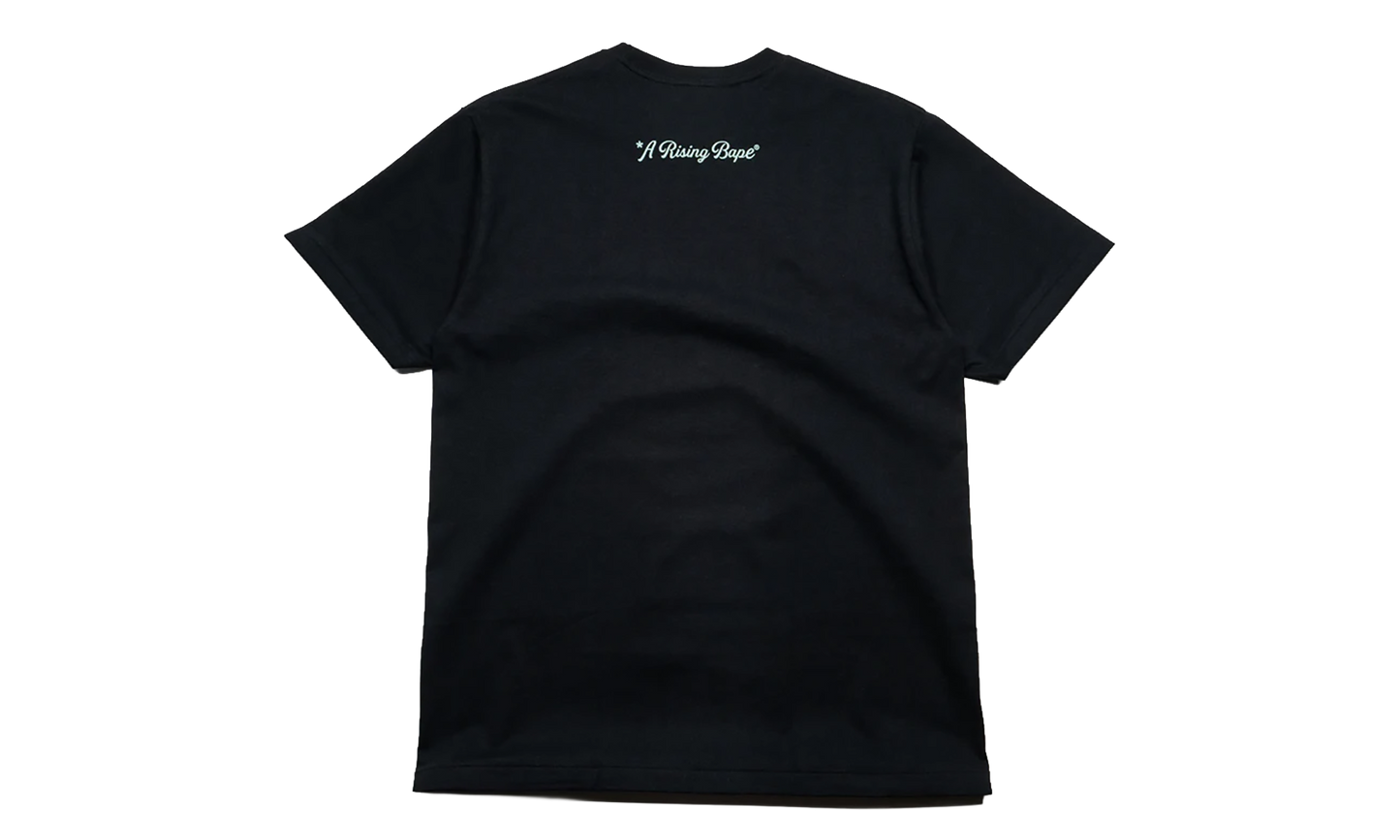BAPE A Rising Bape Photo Tee Black 1K30 110 048 BLACK