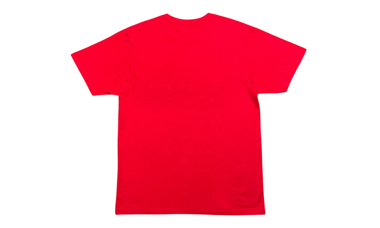 BAPE Jurassic World Raptor College Logo Short Sleeve T-Shirt Red Multi BJWRCSSTSR