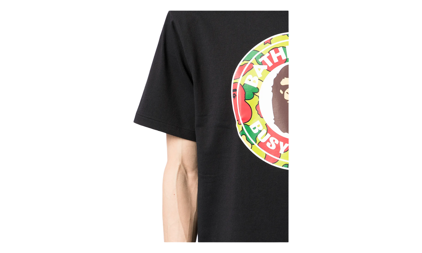 BAPE STA Camo Busy Works T-Shirt Black / Multicolor 001TEH801029M BLACK